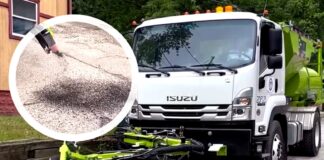 Akron distribuisce camion da 300.000 dollari per riparare buche, in sostituzione del personale stradale