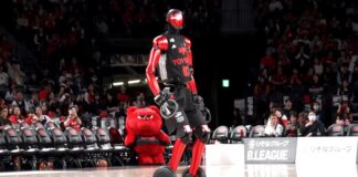 O novo robô de basquete CUE7 da Toyota redefine a agilidade humanóide