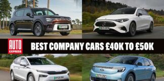 Mobil Perusahaan Terbaik seharga £40k-£50k