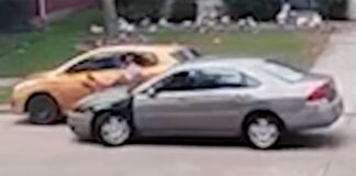 Delivery Driver Gets Smacked By Suspect Car, Hands Off Food Anyway